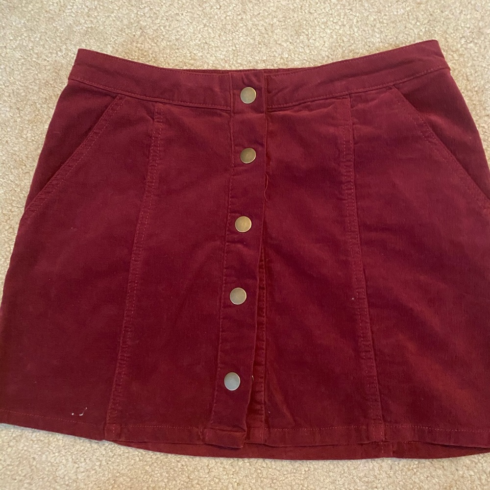 Small maroon skirt from alterd state